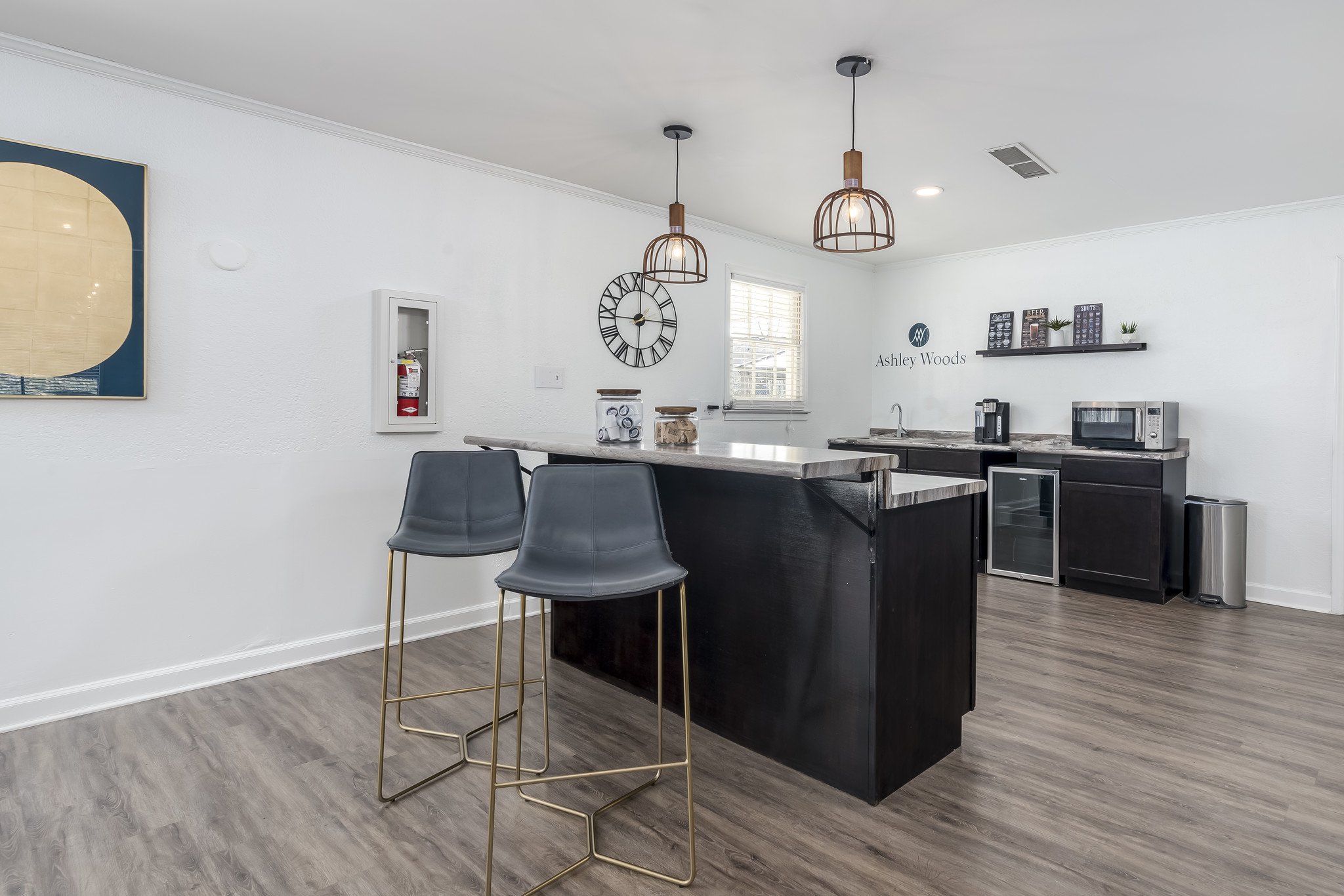 clubhouse at Ashley Woods Apartments, located in the heart of Greensboro, North Carolina