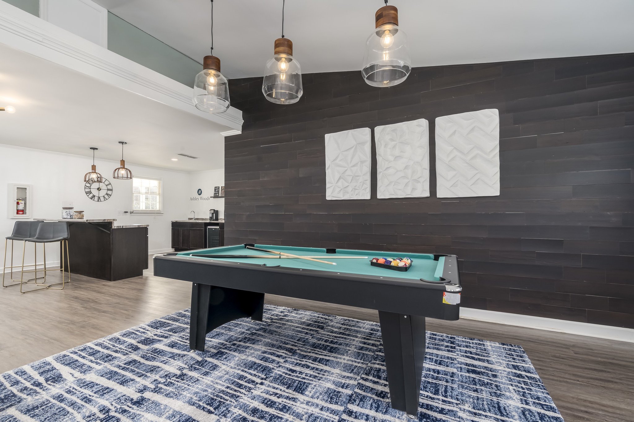 clubhouse at Ashley Woods Apartments, located in the heart of Greensboro, North Carolina